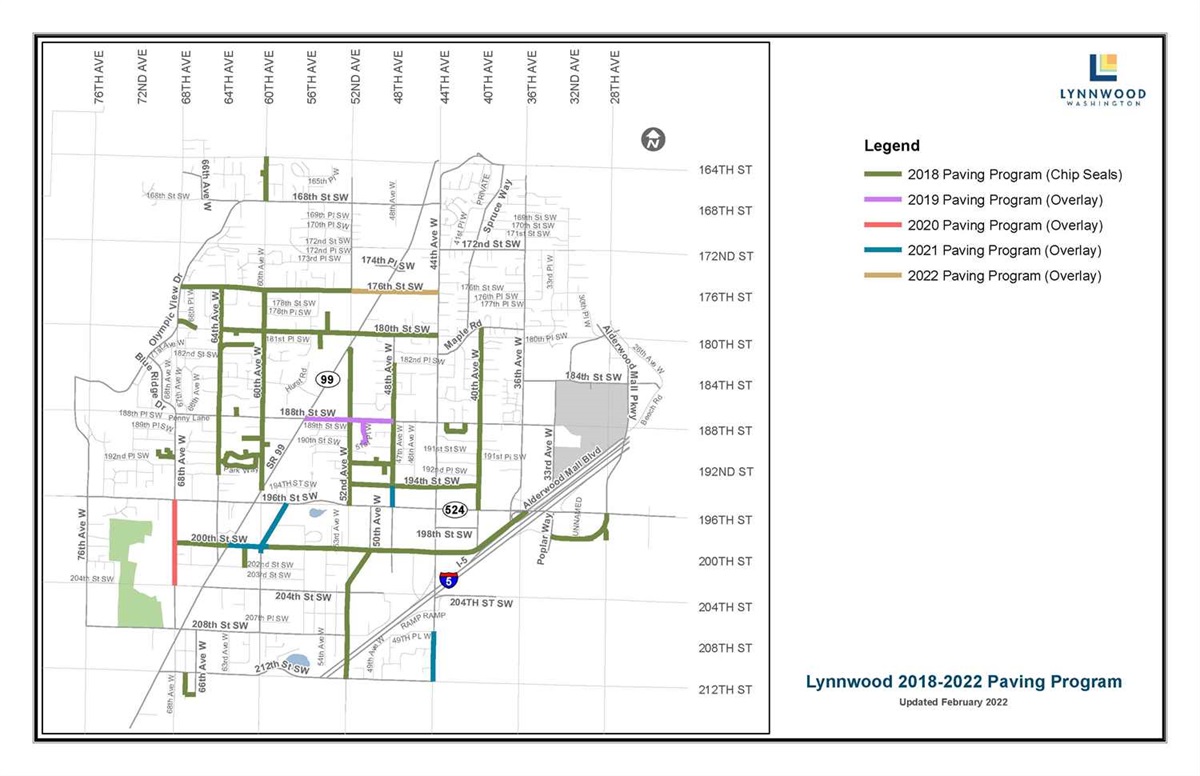 city of lynnwood zoning map 2018 2022 Paving Program City Of Lynnwood city of lynnwood zoning map